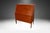 1960s Danish Mid Century Teak Secretary Desk Vanity With Mirror Kai Kristiansen For Sale - Image 9 of 13