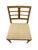 1970s Vintage Mid-Century Modern Dining Chair With Textured Upholstered Seat For Sale - Image 5 of 11