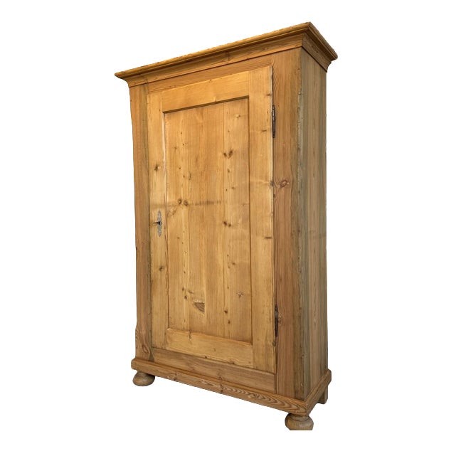 Biedermeier Farmhouse Cabinet in Wood For Sale