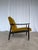 Mid-Century Modern Mid-Century Modern Yellow Fabric Lounge Chair, 1970s For Sale - Image 3 of 18