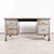 Gray Industrial Steel Double Drawer Desk, 1950s For Sale - Image 8 of 14