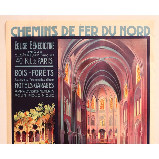 Date: 1930 Size: 24 x 40 inches Artist: A. Fossard, printed by RAK, Paris About the Poster: This original vintage travel...