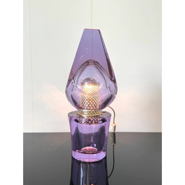 Vintage Model 14092 Table Lamp from Seguso, 1960s, in Good conditions. Designed 1960 to 1969 I have official proof of...