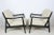 France & Daverkosen Early Ole Wanscher Ebonized Mahogany Lounge Chairs, 1950's - A Pair For Sale - Image 4 of 13