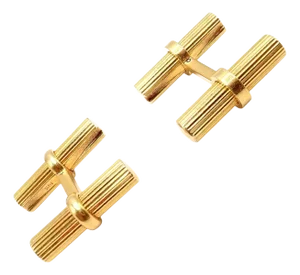 Vintage Van Cleef & Arpels Yellow Gold Bar Cufflinks, A Pair