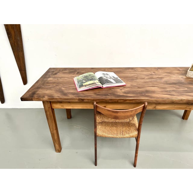 Large Pine Table, 1970s For Sale - Image 17 of 18