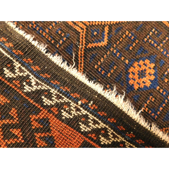 Antique Persian Baluchi Tribal Rug. 3'1"x 5'5" For Sale - Image 15 of 15