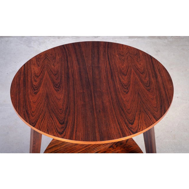 Brown Rosewood Side Tables by Holger George Jensen for Kubus, 1960s, Set of 2 For Sale - Image 8 of 12
