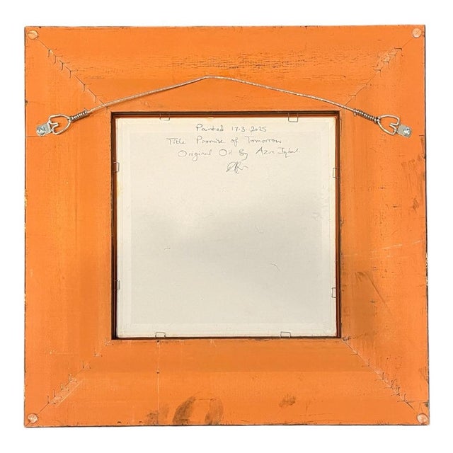 Original oil painting by British artist Azra Iqbal. Based in Bedfordshire, England, Iqbal is celebrated for her masterful...