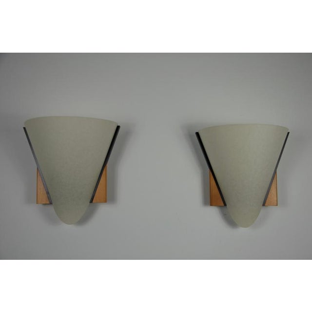 Wooden Wall Lamps attributed to Domus, 1970s For Sale - Image 3 of 15