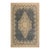 Boho Chic Vintage 1990's Gray/Beige Wool Rug - 7'6'' X 10'1'' For Sale