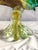 Emerald 1960 Venetian / Murano Angel Fish Glass Sculpture on Base For Sale - Image 8 of 9