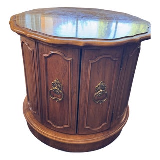 Round Storage / Table 1970s For Sale