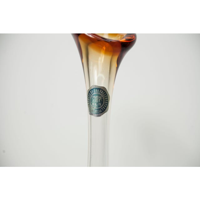 Handmade Crystal Vase from Vallerysthal, 1960 For Sale - Image 12 of 13
