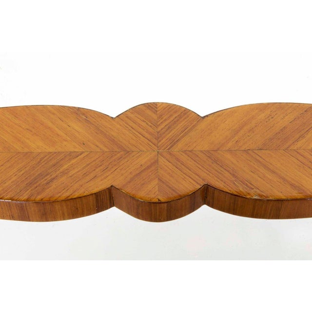 French Marquetry Inlaid 19th Century Writing Table Desk For Sale - Image 13 of 18