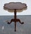 Antique Style Tilt Top Wine Side Table with Piecrust Top on Tripod Base A charming antique style tilt top wine or side...