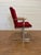 Vintage Chair in Red and Chrome For Sale - Image 10 of 10