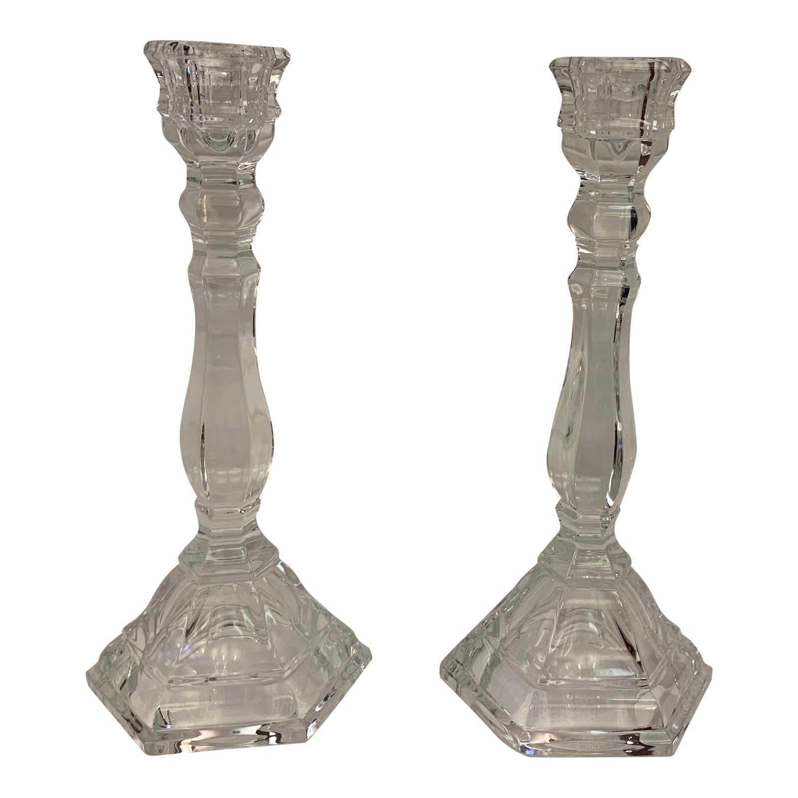 Tiffany Glass Candlesticks a Pair Chairish