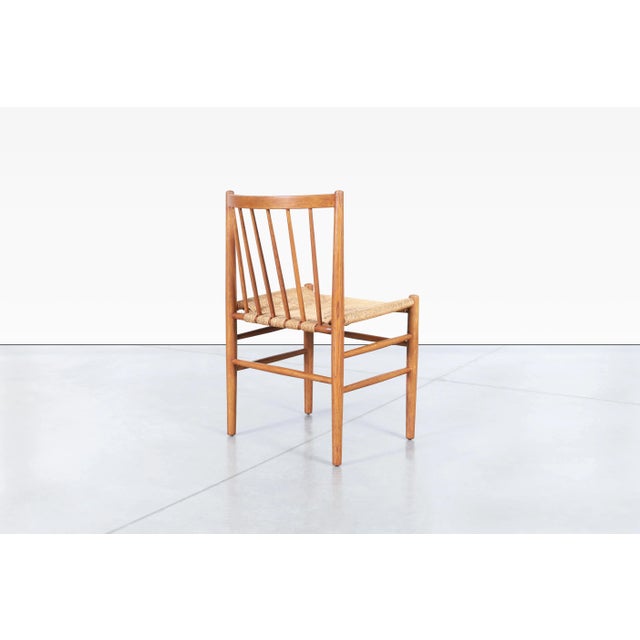 Mid-Century Model J80 Oak Dining Chairs by Jorge Baekmark for FDB Mobler For Sale - Image 11 of 11