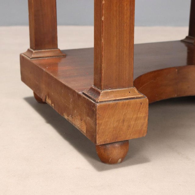 Brown Small Empire Style Mahogany Dressing Table For Sale - Image 8 of 12
