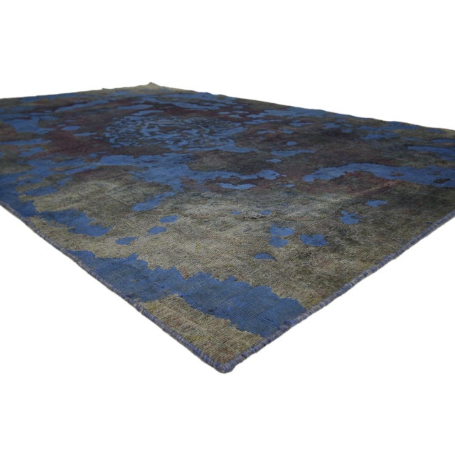 Vintage Turkish Overdyed Rug - 06'04 X 10'00 For Sale In Dallas - Image 6 of 7