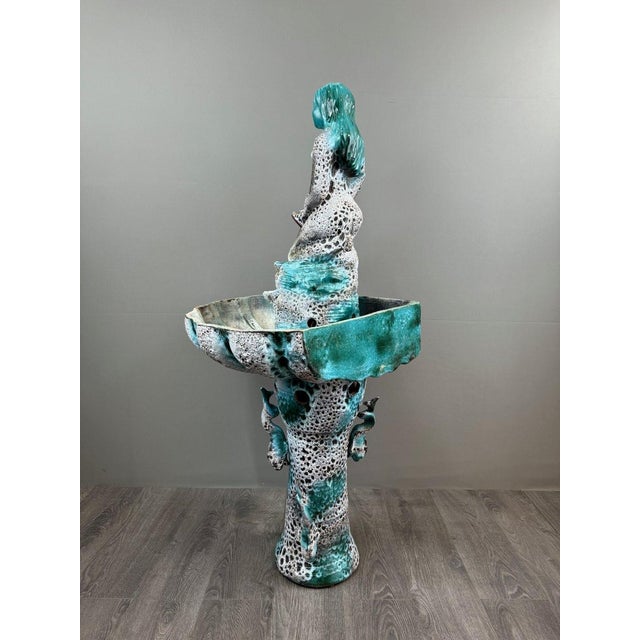 20th Century Ceramic Fountain from Céramique de Vallauris For Sale - Image 11 of 12