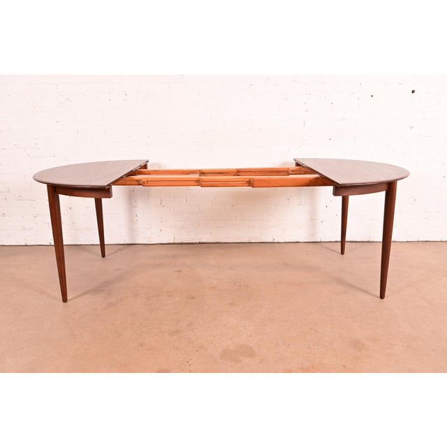 1960s Skovmand & Andersen for Moreddi Danish Modern Teak Extension Dining Table, Newly Refinished For Sale - Image 5 of 14