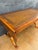 Brown Spanish Drop-Leaf Writing Table with Leather Top, 1950 For Sale - Image 8 of 11