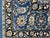 Vintage Persian Kashan Carpet, Handmade Rug Royal Blue, Navy, Tan Mint Condition For Sale - Image 9 of 18