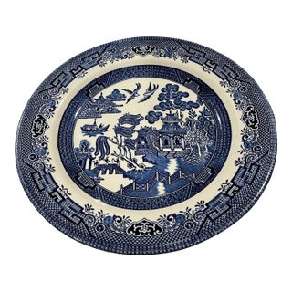 Churchill England Blue Willow Pattern 10”Dinner Plate (Set of 6) For Sale