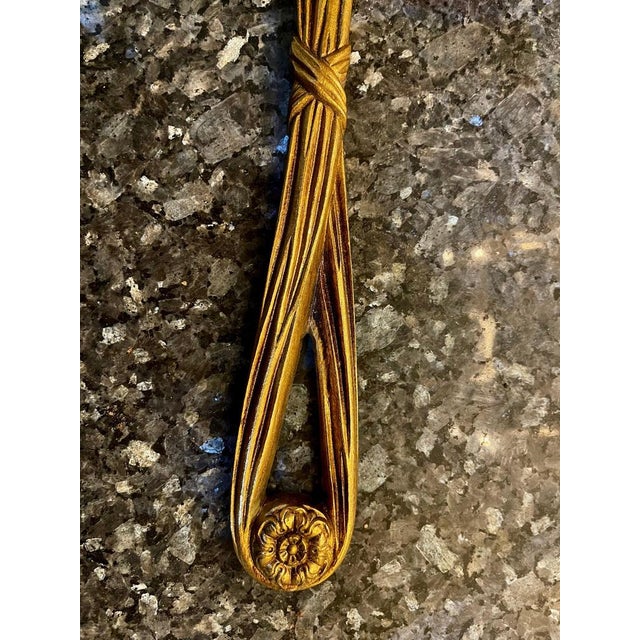 Metal Large French Wall Sconces, 1950, Set of 2 For Sale - Image 7 of 8