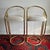 Postmodern Vintage Bar Stools Tubular Gold by American of Martinsville - A Pair For Sale - Image 3 of 10