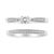 Draped in the luminous embrace of rhodium-plated .925 sterling silver, this bridal set merges tradition with the allure of...