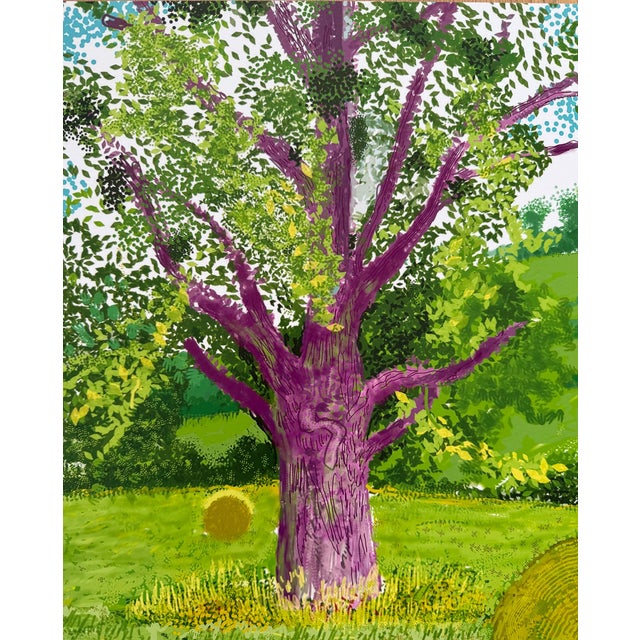 David Hockney, a Year in Normandie, 2020-2021 (Detail) Composite iPad Painting, Copyright David Hockney, Printed in Uk For Sale - Image 12 of 13