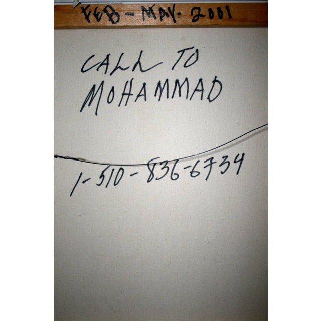Mid 20th Century Jose Ramon Lerma, "Call To Mohammad" Jose Ramon Lerma Mixed Media Assemblage Painting For Sale - Image 5 of 5