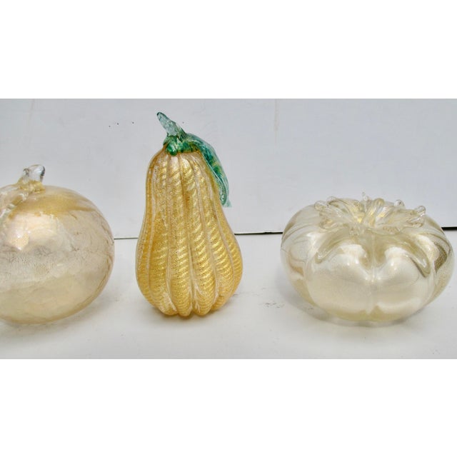 Vintage Murano Fruit -Group of 3 For Sale - Image 4 of 5