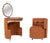 Dilly Daily Vanity in Brown Leather attributed to Luigi Massoni for Poltrona Frau, 1968 For Sale