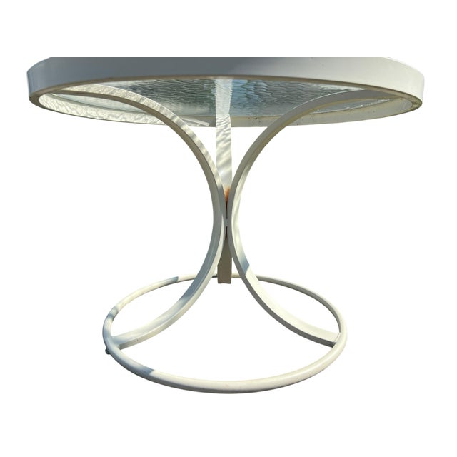 Vintage Woodard Metal Side Table For Sale In New York - Image 6 of 10
