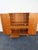 Mid Century Modern Teak Hidden Office Armoire Workstation Cabinet 6671 For Sale - Image 10 of 18