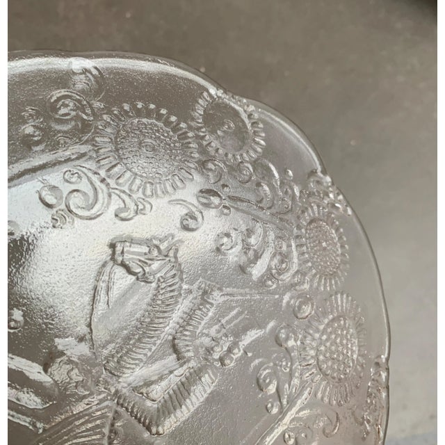 Vintage Swedish Doran Glass Plate by Goran Warff for Kosta Boda For Sale - Image 10 of 18