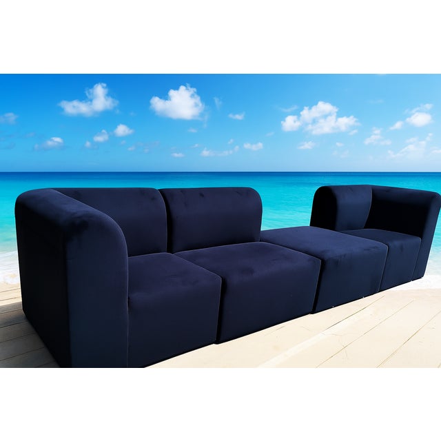 The Design XQ Beck Velvet Modular Sofa is a great design for any interior concept. Each section is produced of a solid...