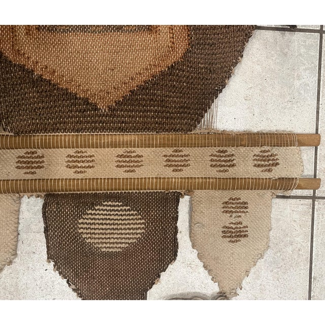 MCM Fiber Art Wall Hanging For Sale - Image 11 of 15
