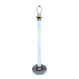 Vintage Plaster and Lucite Floor Lamp For Sale