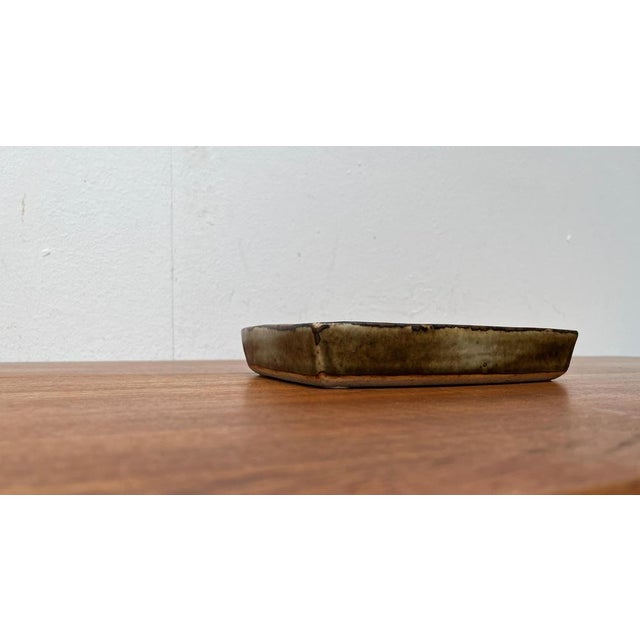 Royal Copenhagen Mid-Century Danish Brutalist Stoneware Bowl by Jorgen Mogensen for Royal Copenhagen For Sale - Image 4 of 15