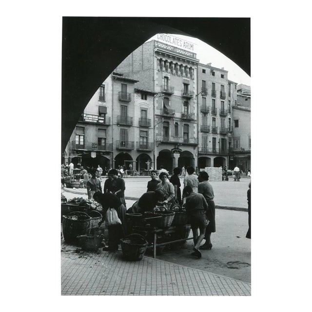 Marketplace, Vic, Spain, 1955 For Sale