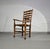 Brown Rustic Oak Farmhouse Ladderback Dining Chairs with Rush Seats, 1960s, Set of 4 For Sale - Image 8 of 18