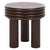 Ohana Accent Table in Dark Brown For Sale In Philadelphia - Image 6 of 8