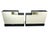 Wood Pair of Stepped Art Deco Stands Lacquered in Ebony and Ivory For Sale - Image 7 of 7