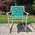 Samsonite 1960s Samsonite Aluminum Rocking Chair With Original Retro Floral Vinyl - Fair Condition For Sale - Image 4 of 9