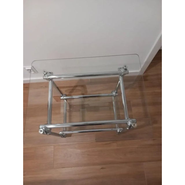 Glass Vintage Side Table, 1970s For Sale - Image 7 of 11